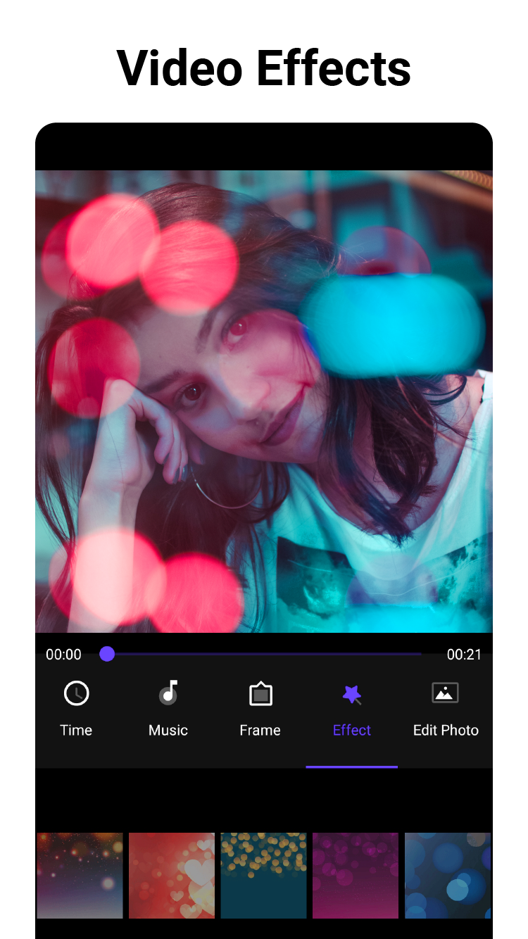 اسکرین شات 2 برنامه Music video maker