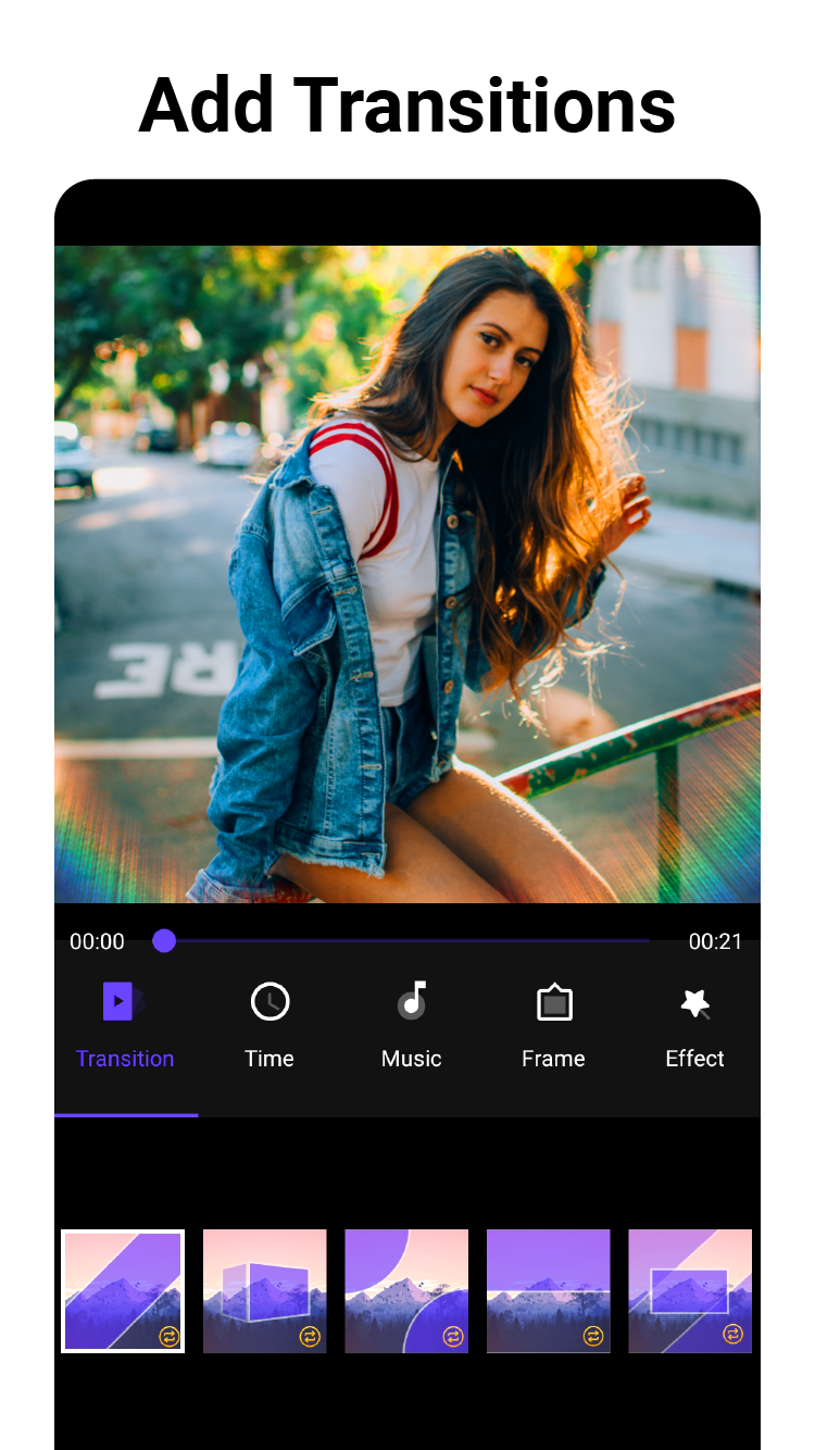 اسکرین شات 1 برنامه Music video maker