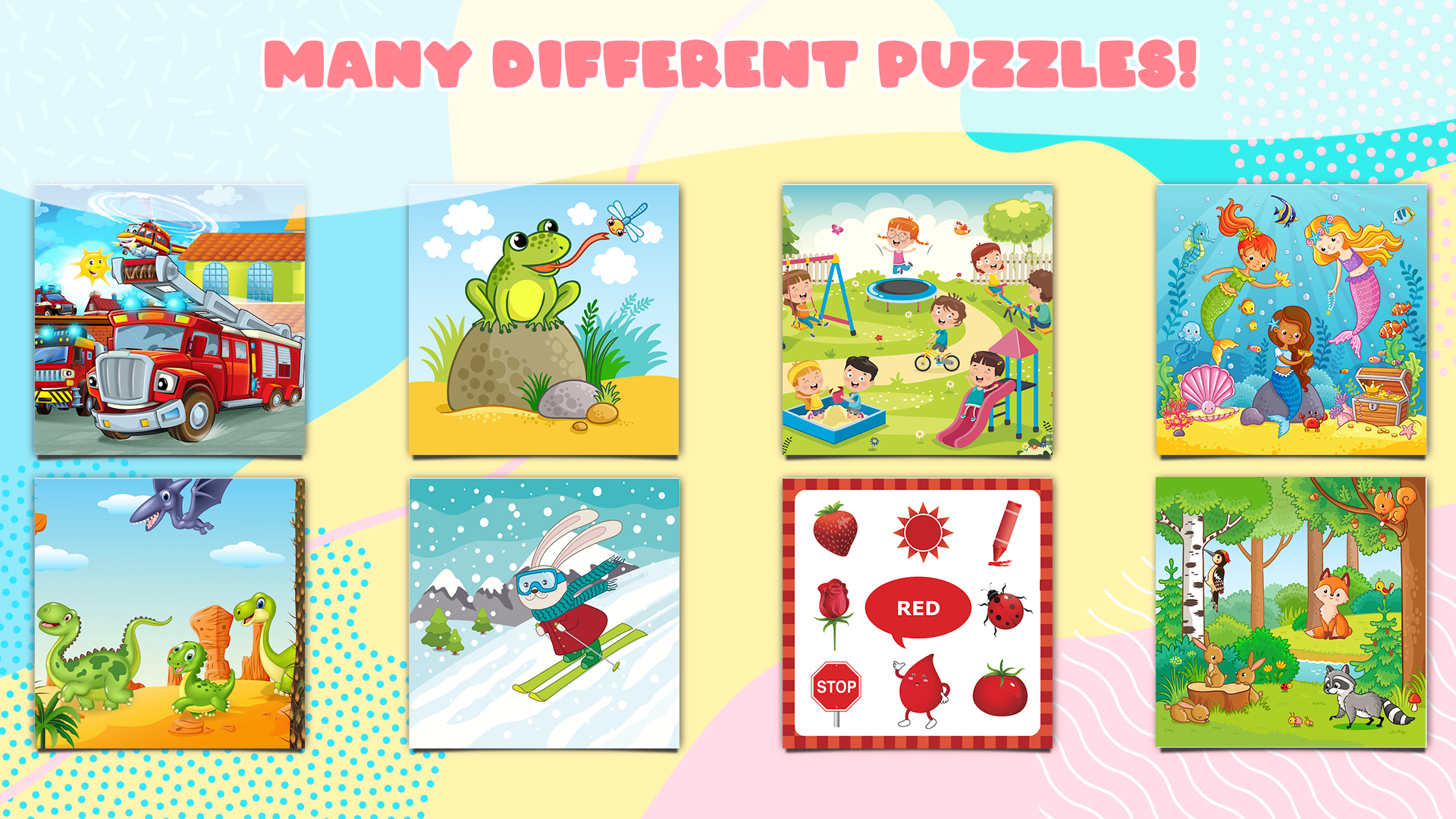 اسکرین شات 4 بازی Offline puzzles for kids 2+