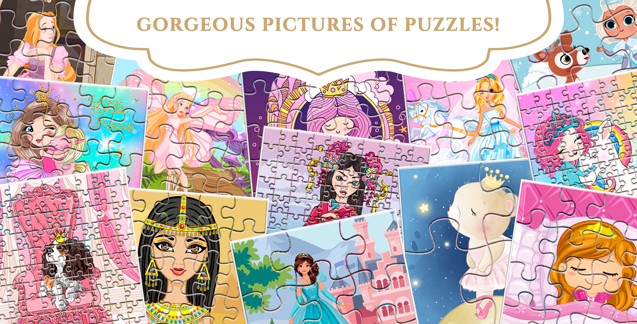 اسکرین شات 1 بازی Magic Princess Jigsaw Puzzles