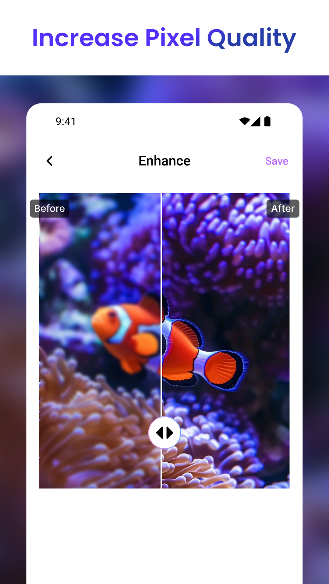 اسکرین شات 5 برنامه Pixxy: Photo Enhancer, AI Art