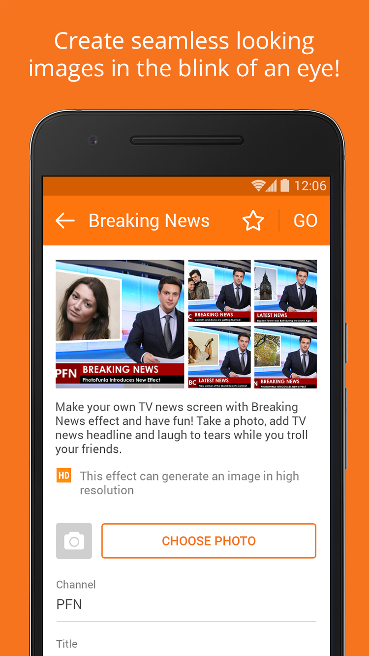 اسکرین شات 2 برنامه PhotoFunia