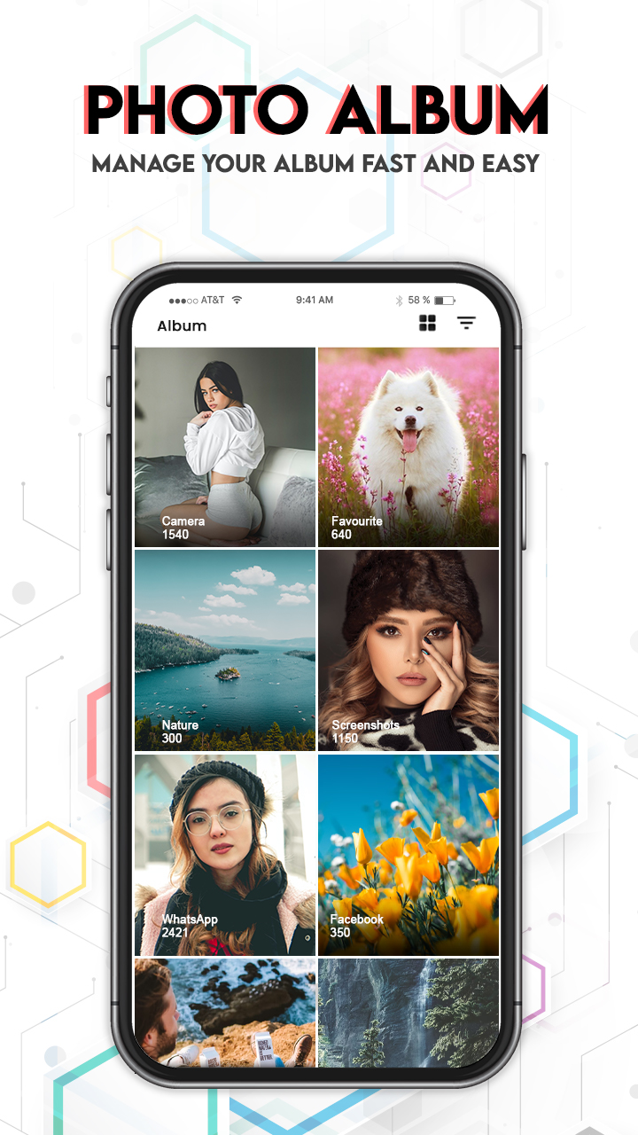 اسکرین شات 4 برنامه Cloud Gallery - Photo Editor