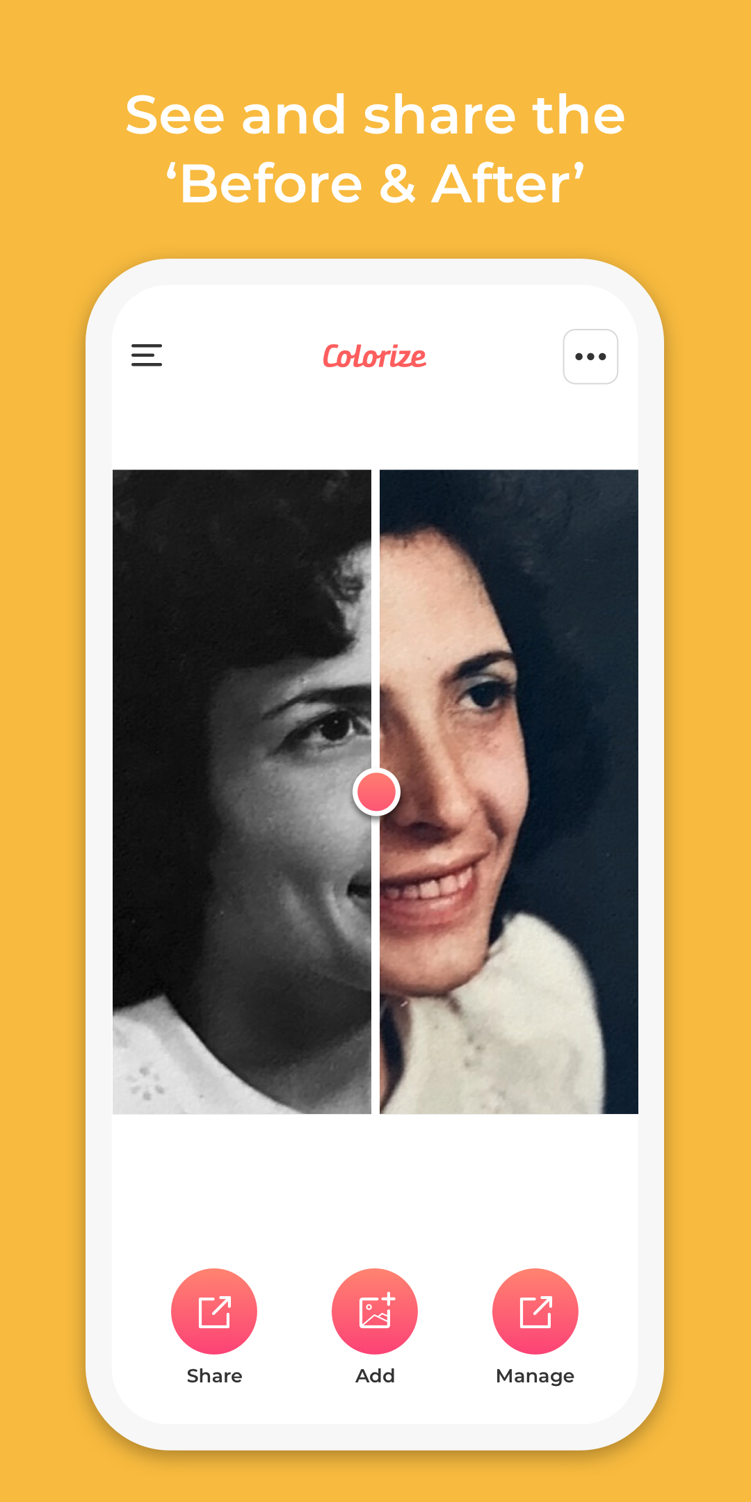 اسکرین شات 5 برنامه Colorize - Color to Old Photos
