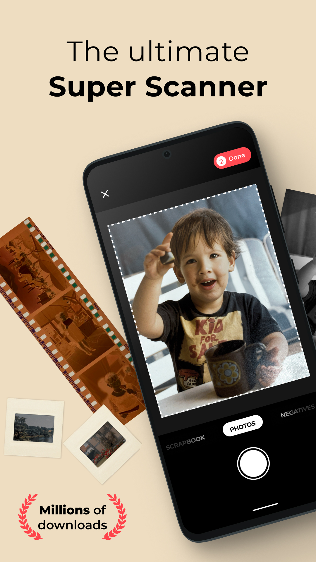 اسکرین شات 1 برنامه Photo Scan App by Photomyne