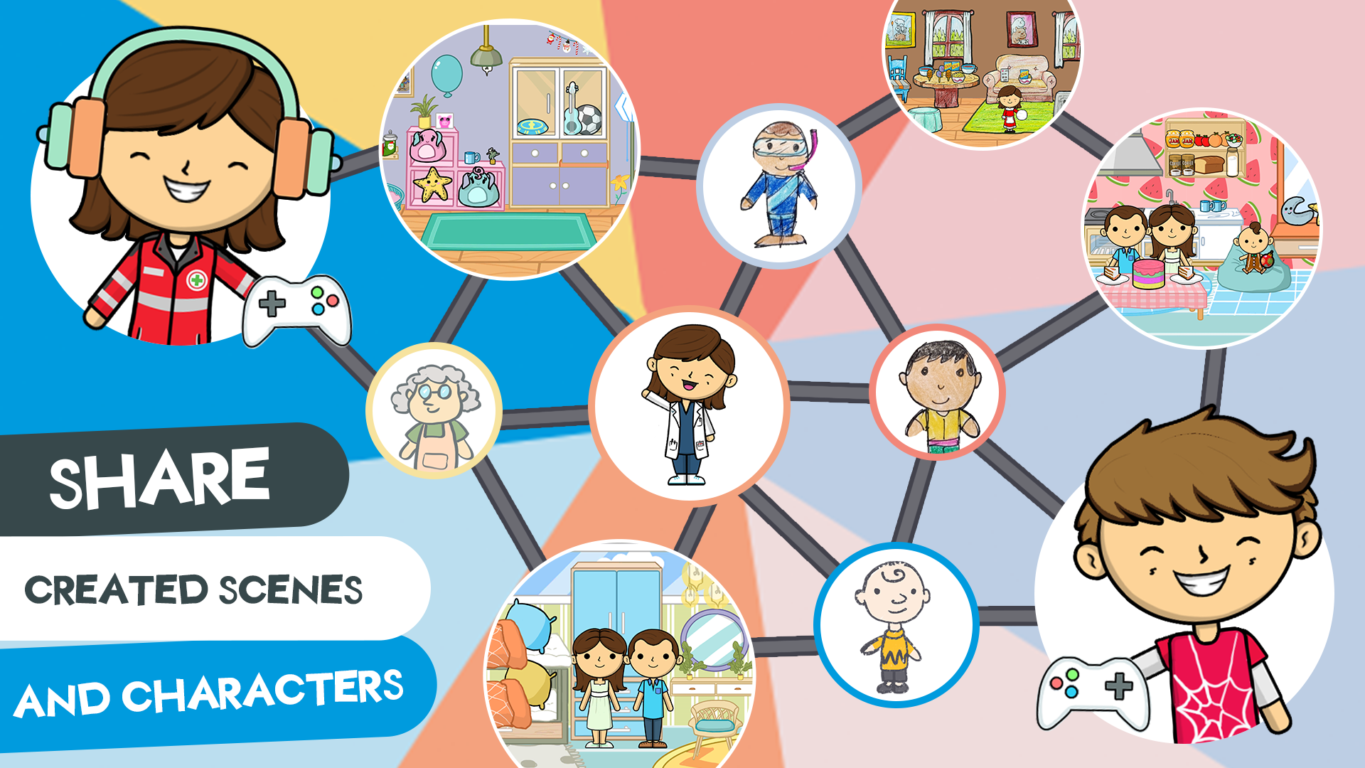 اسکرین شات 6 بازی Lila's World:Create Play Learn