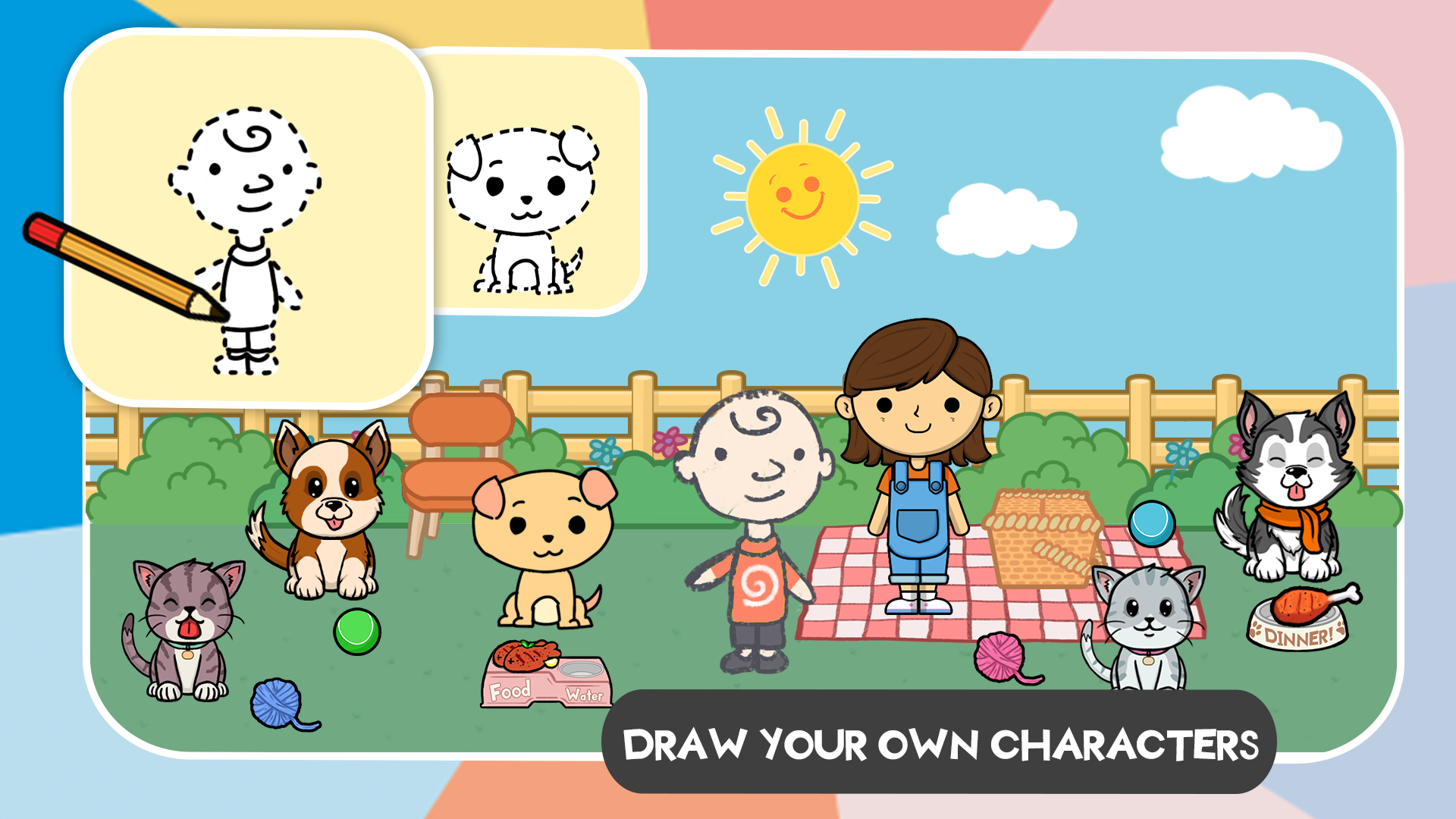 اسکرین شات 4 بازی Lila's World:Create Play Learn