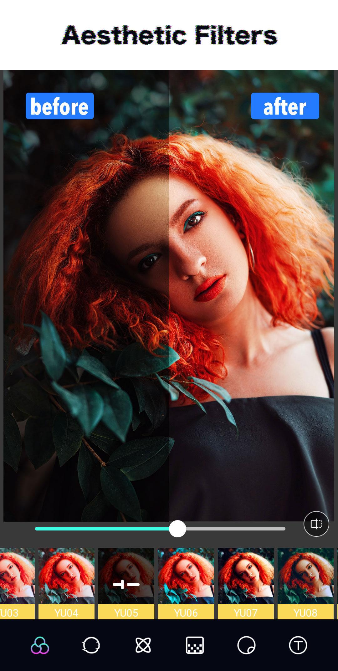 اسکرین شات 4 برنامه Glitch Photo Editor - Vintage