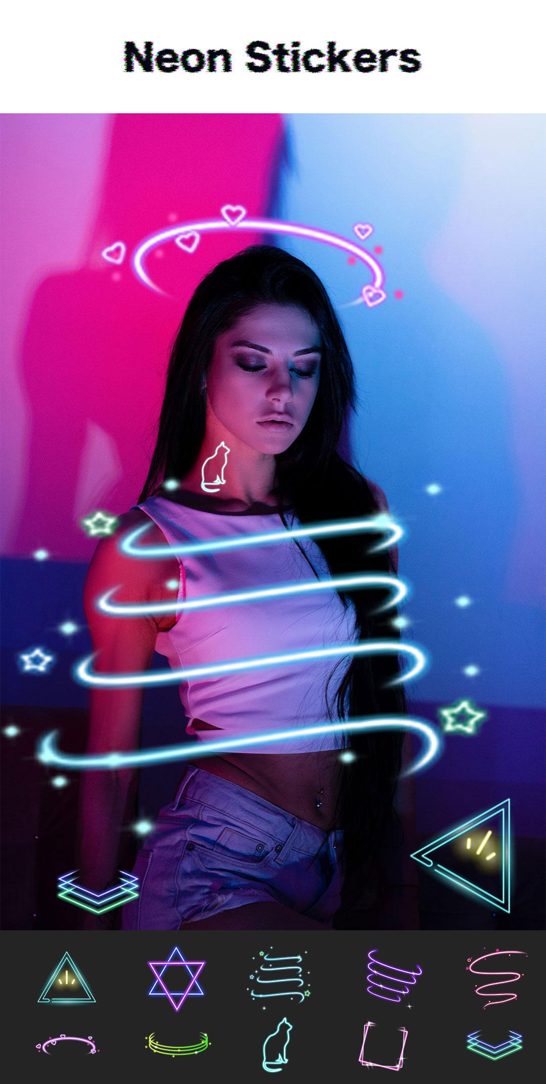 اسکرین شات 5 برنامه Glitch Photo Editor - Vintage