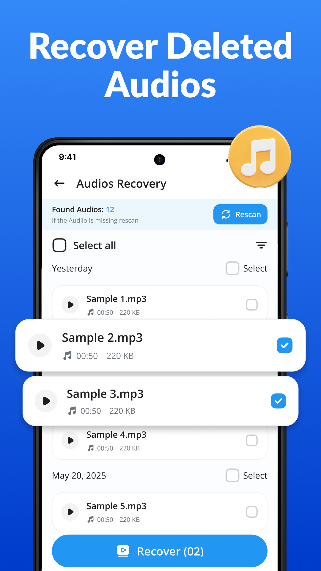 اسکرین شات 6 برنامه Photo & Video Recovery