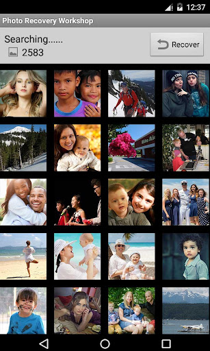اسکرین شات 1 برنامه Deleted Photo Recovery Workshop