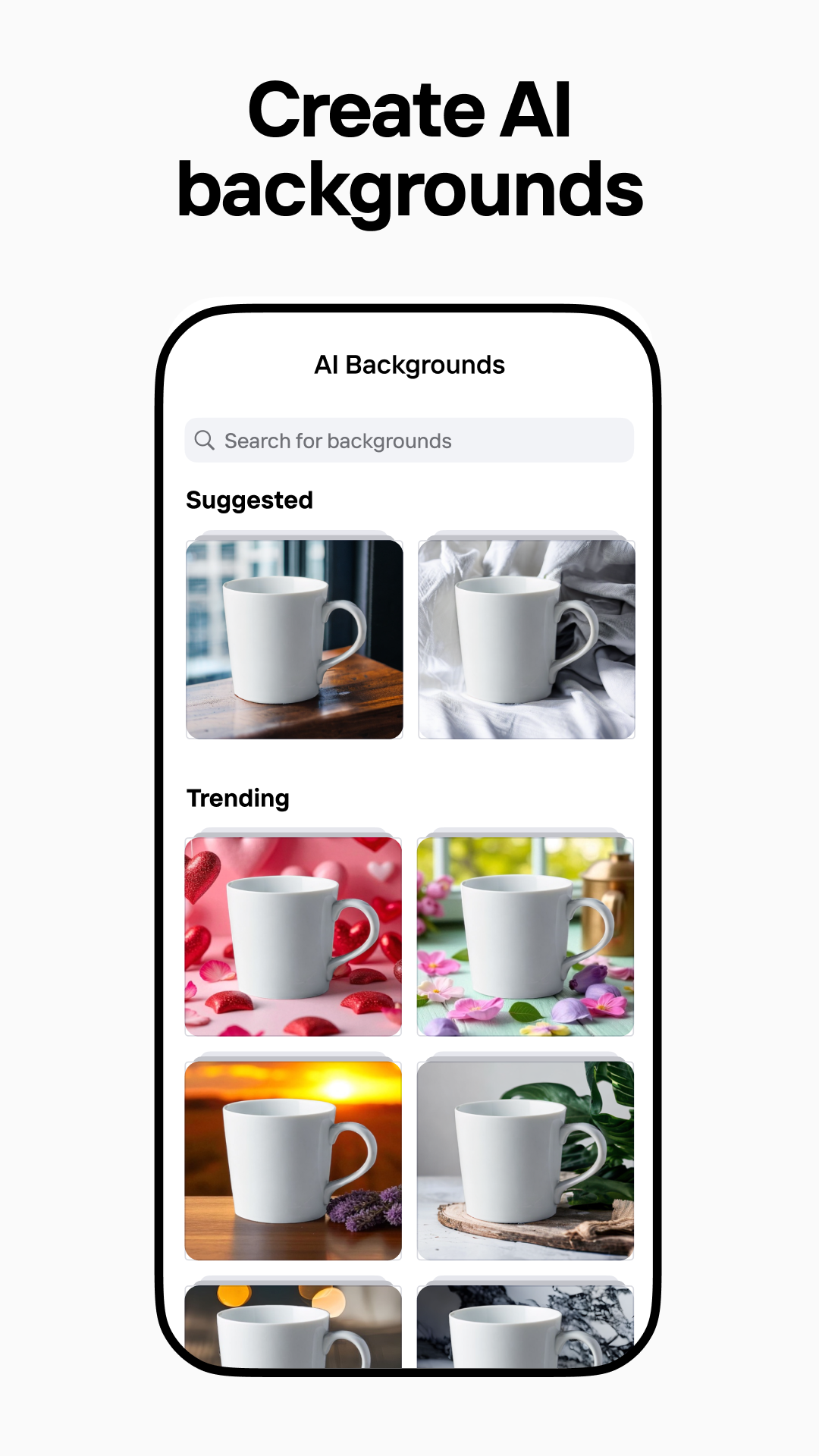 اسکرین شات 1 برنامه Photoroom AI Photo Editor
