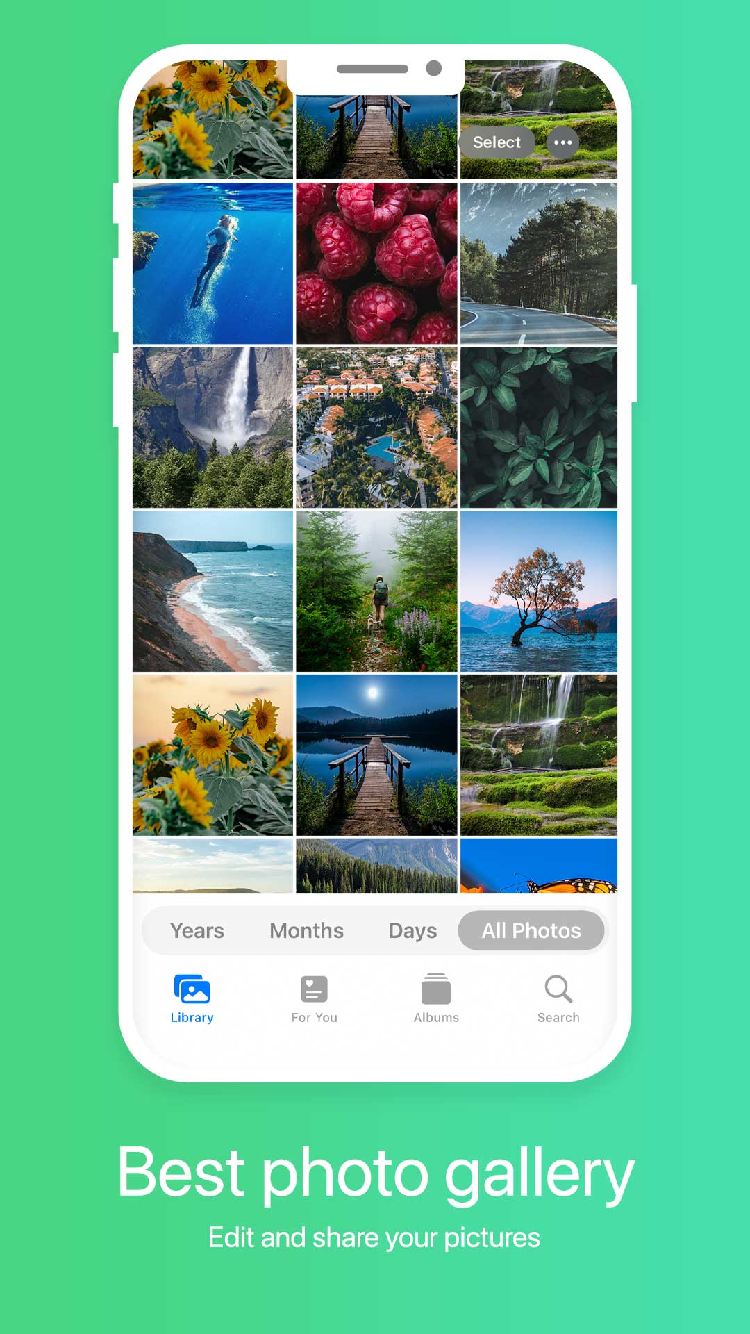 اسکرین شات 1 برنامه Gallery Phone 15, OS 17 Photos