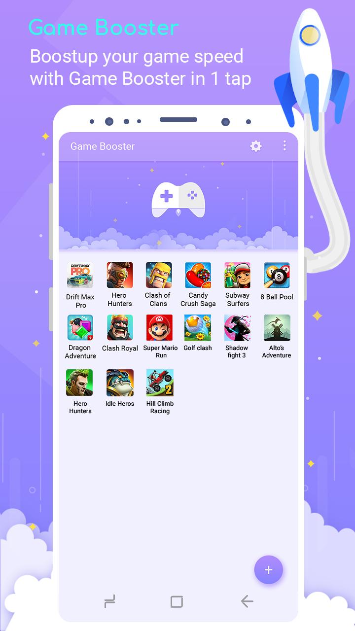 اسکرین شات 1 برنامه Game Booster -One Tap Launcher