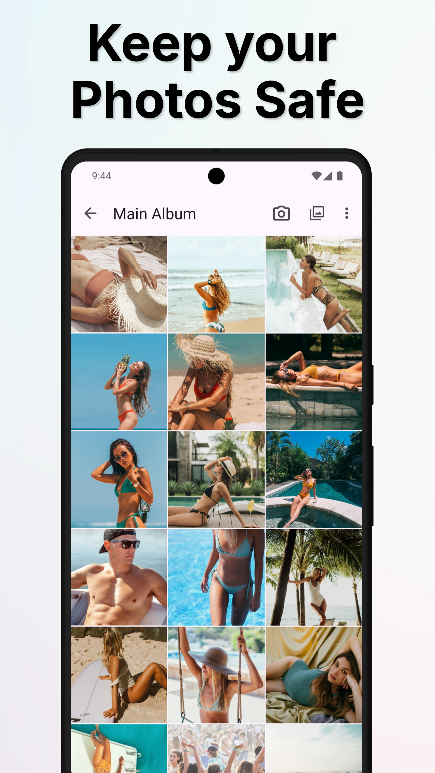 اسکرین شات 2 برنامه Safe Photo Vault - PhotoGuard
