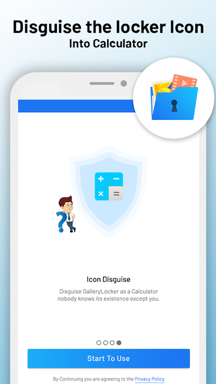 اسکرین شات 5 برنامه Secure Folder- Photo Vault