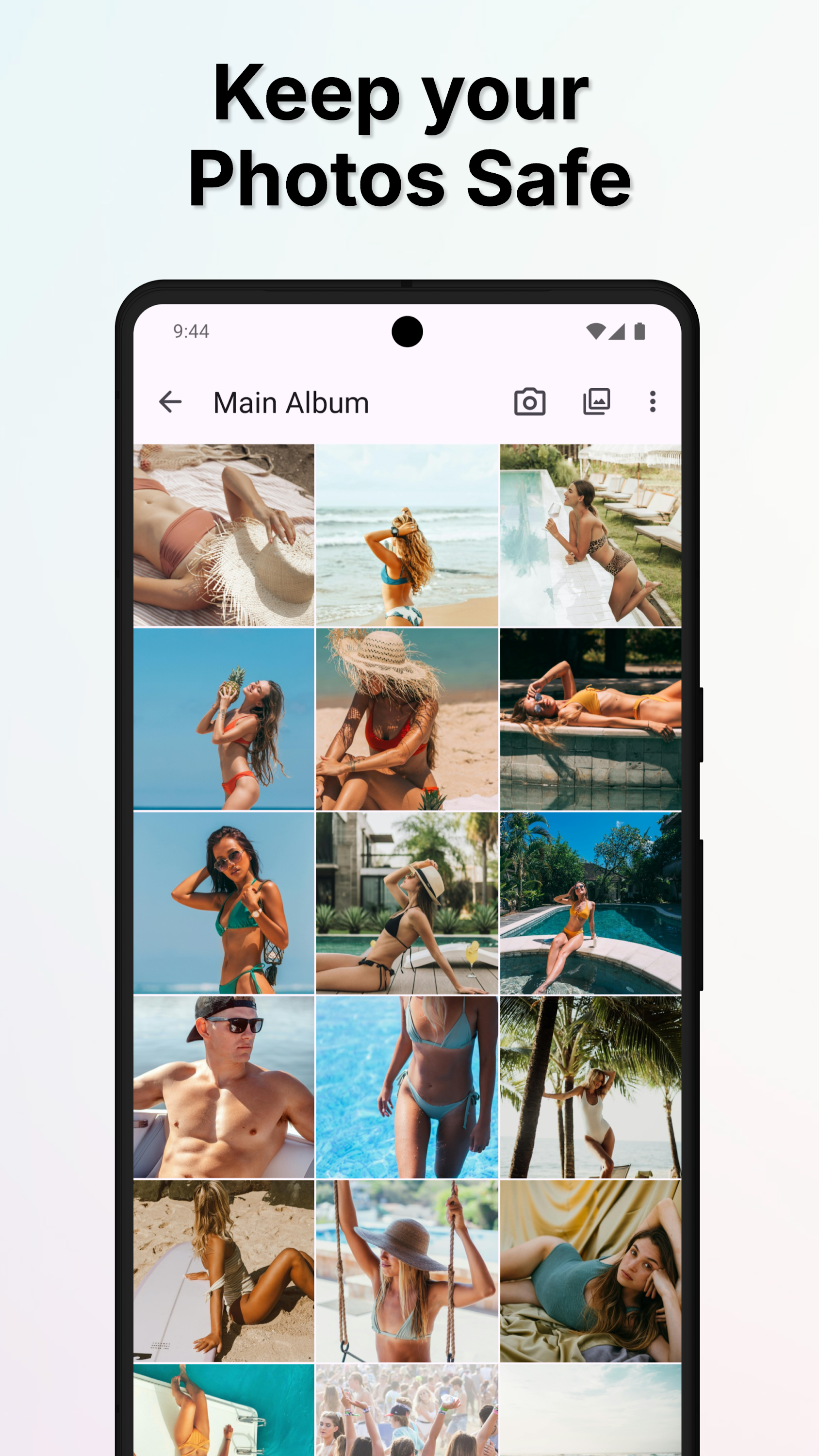 اسکرین شات 2 برنامه Calculator Hide Photo Vault