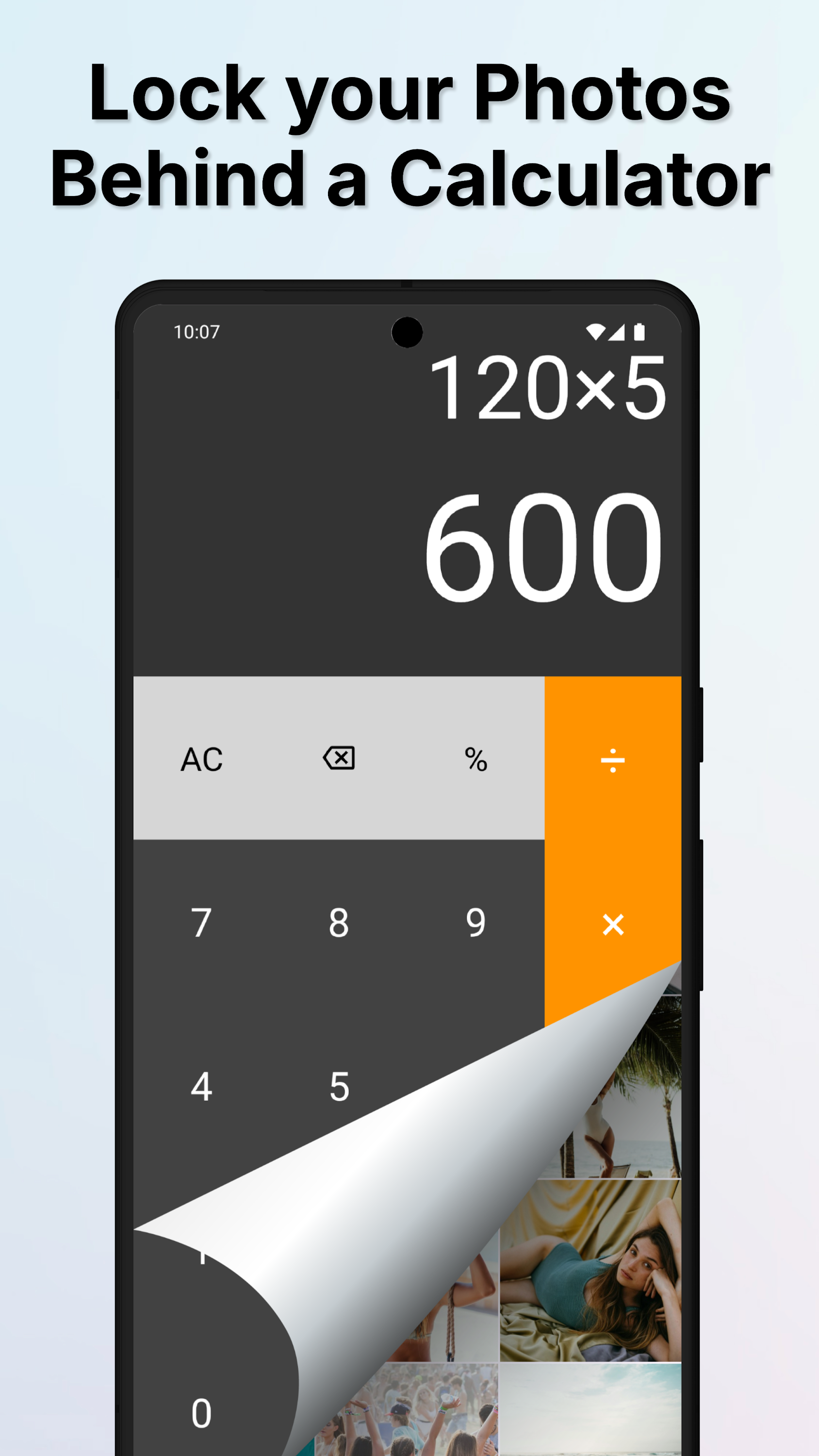 اسکرین شات 1 برنامه Calculator Hide Photo Vault