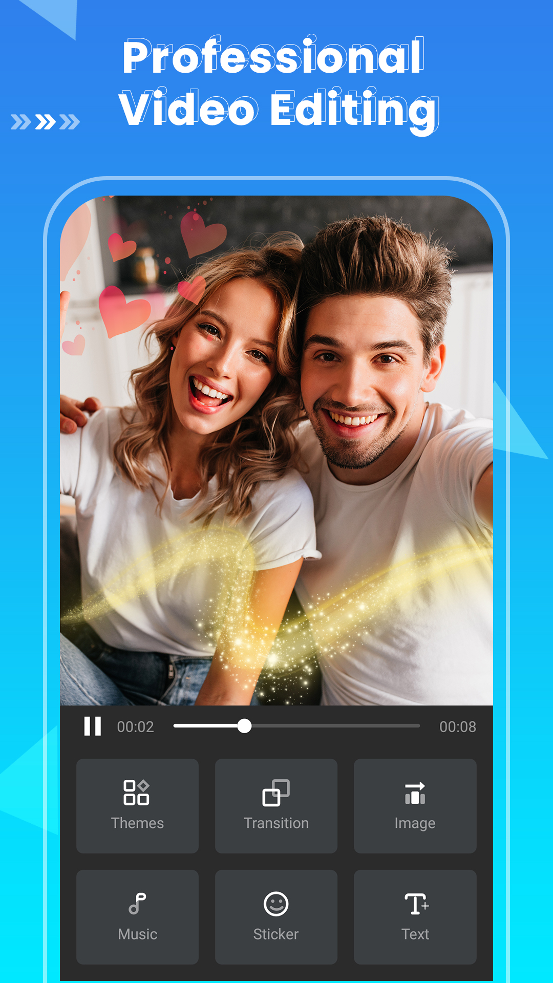 اسکرین شات 1 برنامه Photo video maker