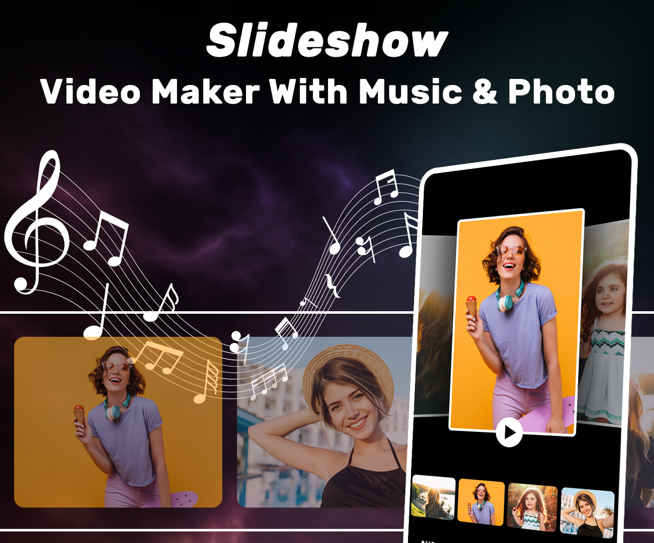 اسکرین شات 1 برنامه Photo Video Maker Template