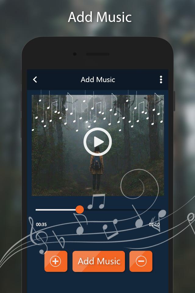 اسکرین شات 5 برنامه Video Editor with Music