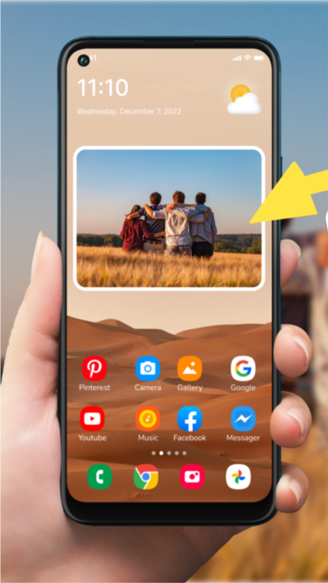 اسکرین شات برنامه Photo Widget - Simple Widget 6