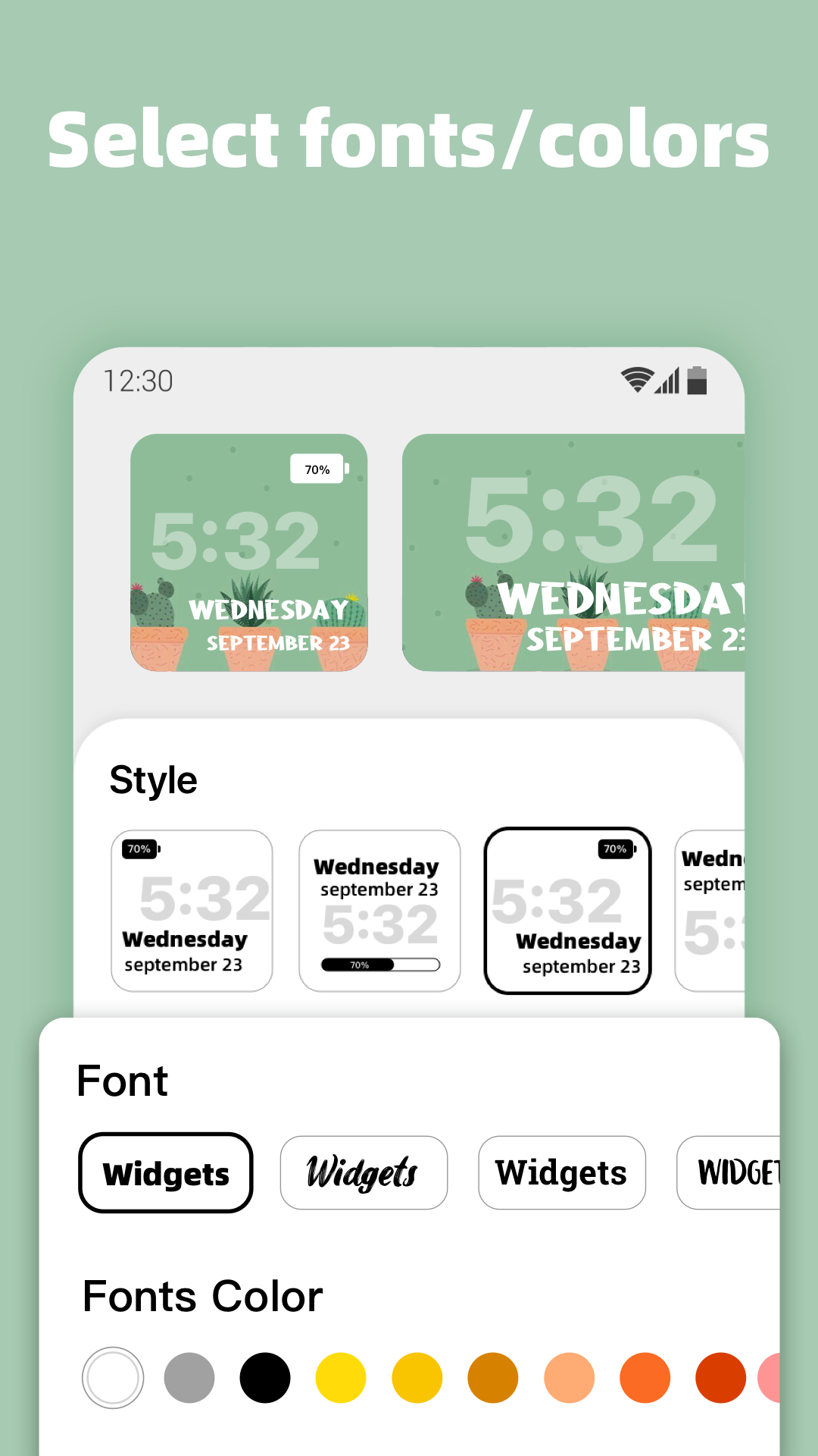 اسکرین شات 3 برنامه MagicWidgets - iOS Widgets