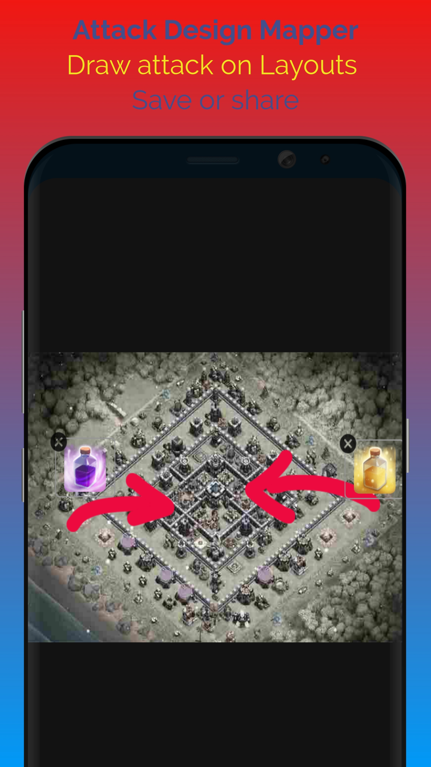 اسکرین شات 2 برنامه Maps for Clash of Clans: 2025