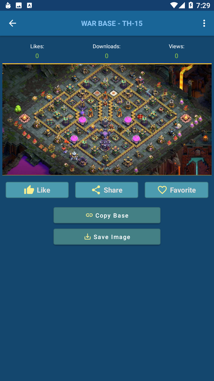 اسکرین شات 5 برنامه Clash of Maps 2025:CoC Layouts