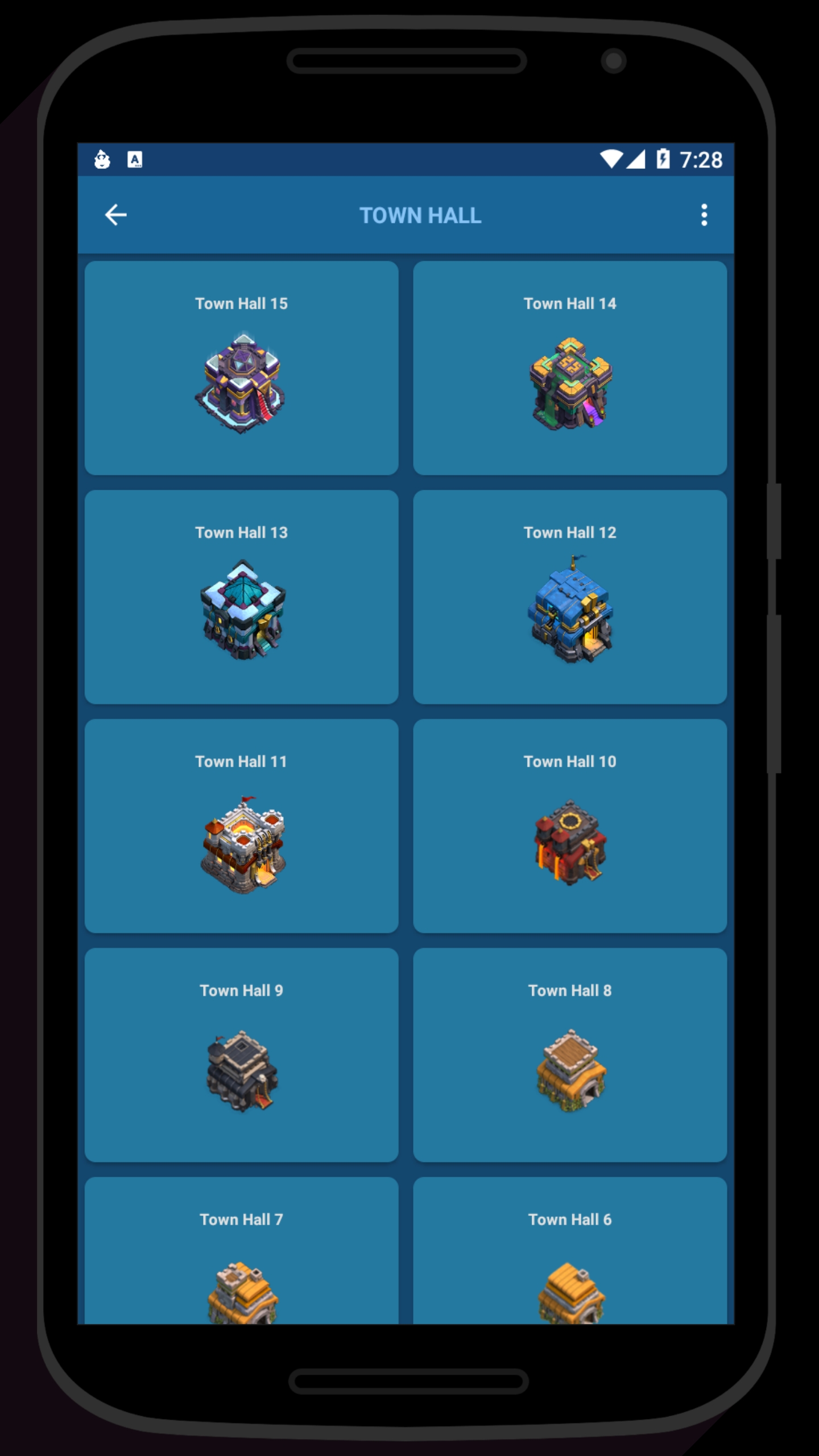 اسکرین شات 1 برنامه Clash of Maps 2026:CoC Layouts