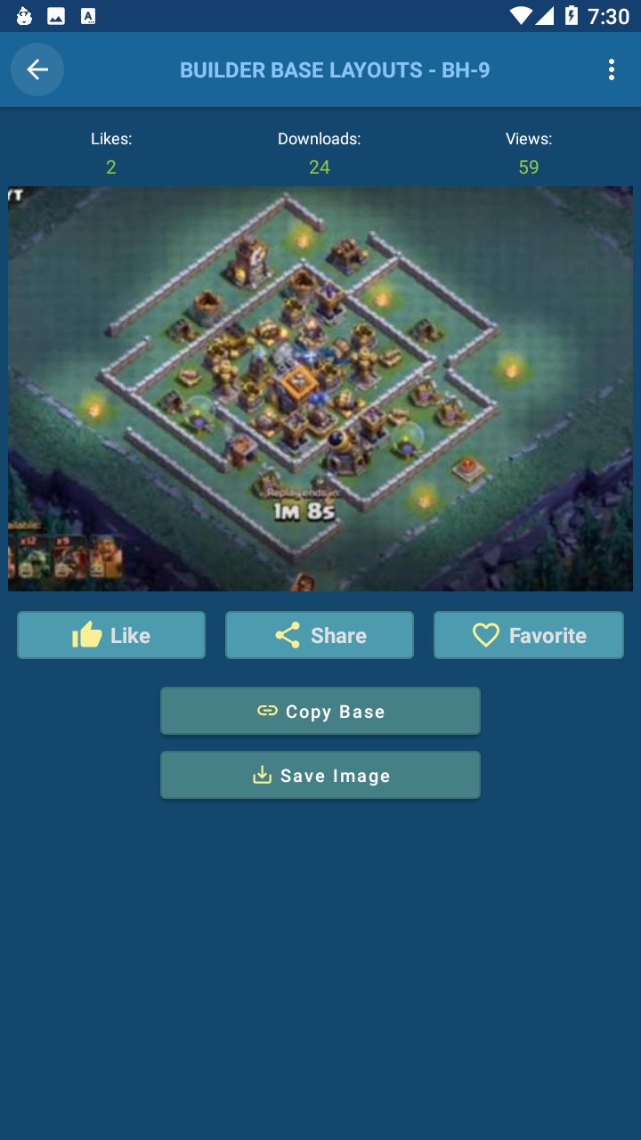 اسکرین شات 6 برنامه Clash of Maps 2025:CoC Layouts