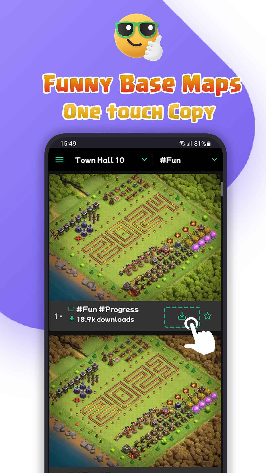 اسکرین شات 5 برنامه Clashtasia - Base Layout link