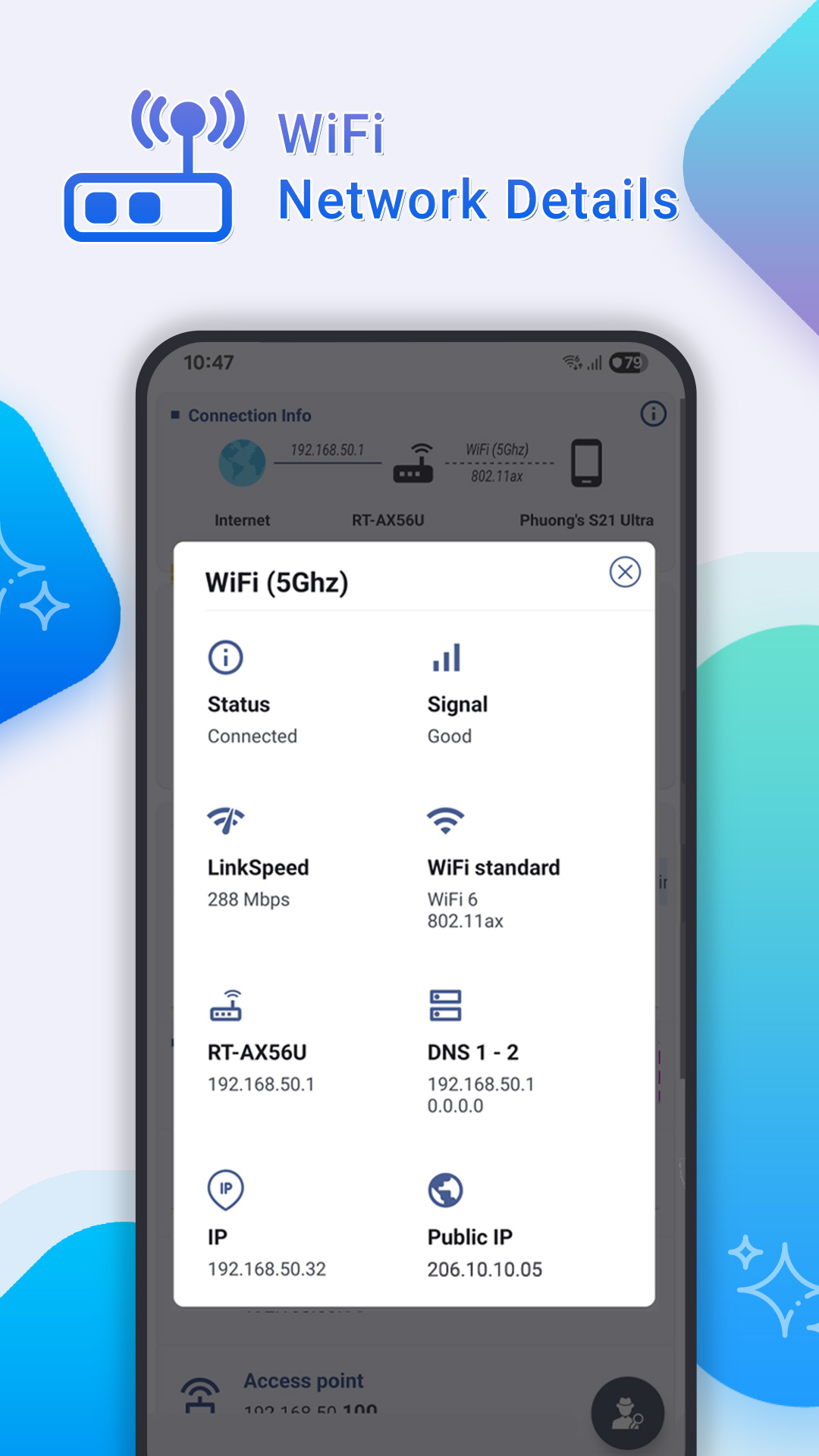 اسکرین شات 6 برنامه Who Uses My WiFi - Net Scanner