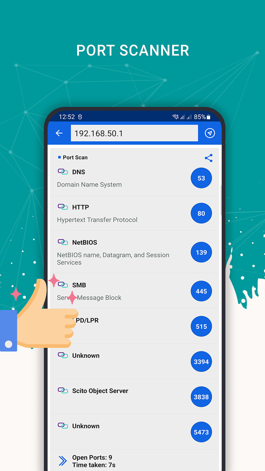 اسکرین شات 6 برنامه Who Uses My WiFi - Net Scanner