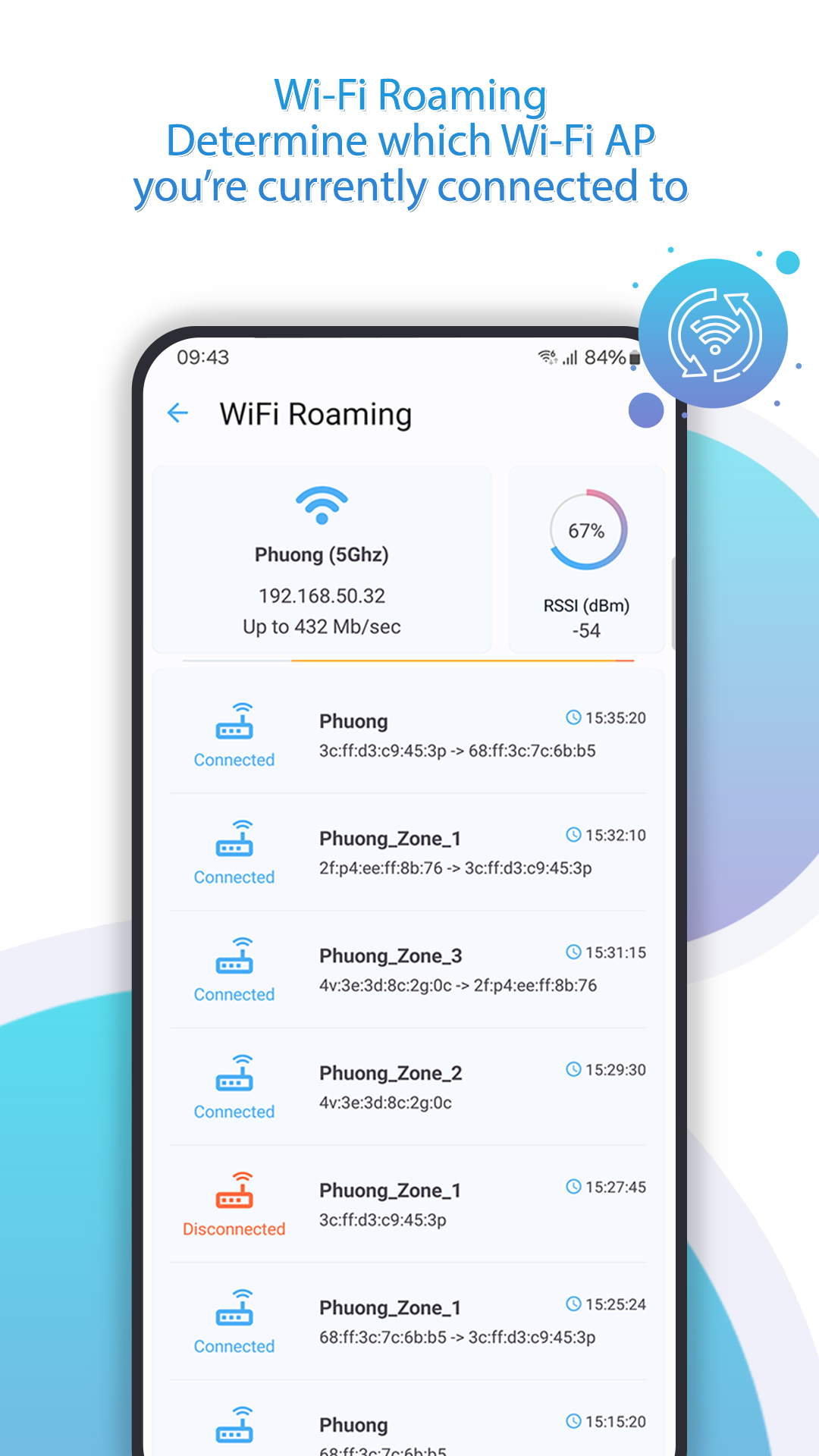 اسکرین شات 5 برنامه Net Signal Pro:WiFi & 5G Meter