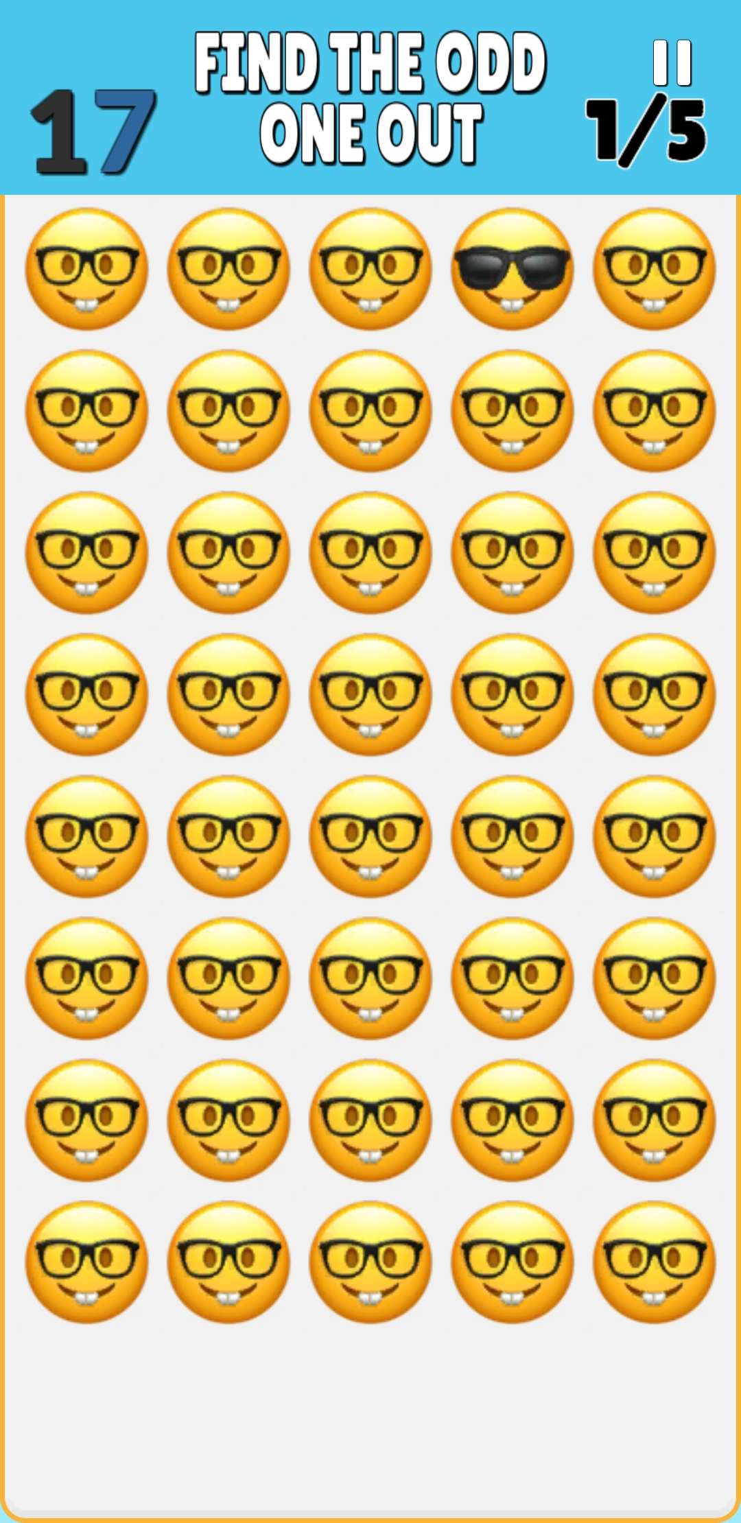 اسکرین شات 5 بازی Find The Odd One Emoji Puzzle