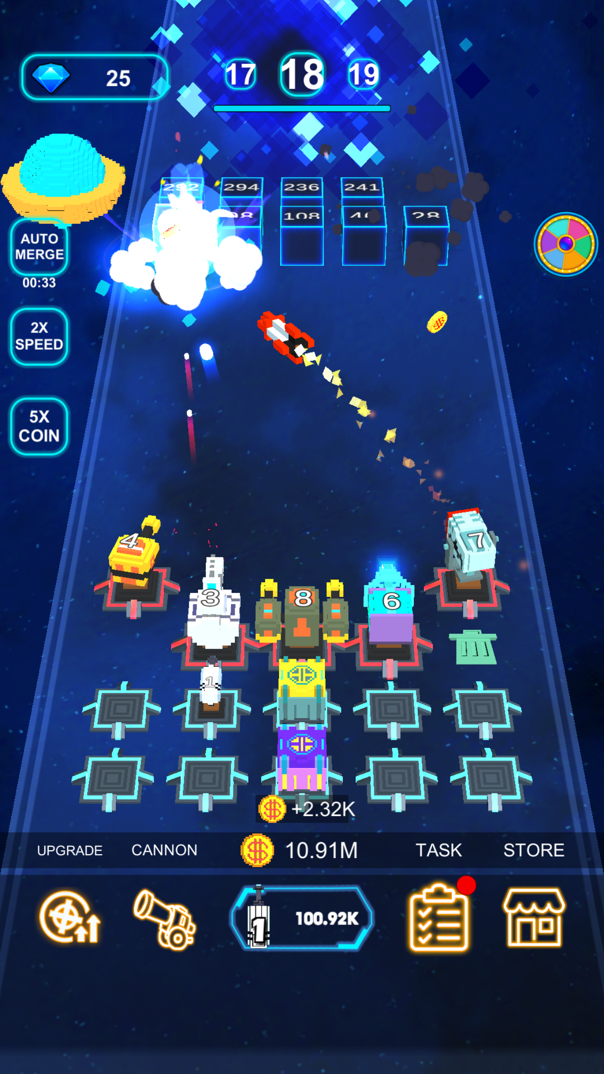 اسکرین شات 3 بازی 3D Merge Defense