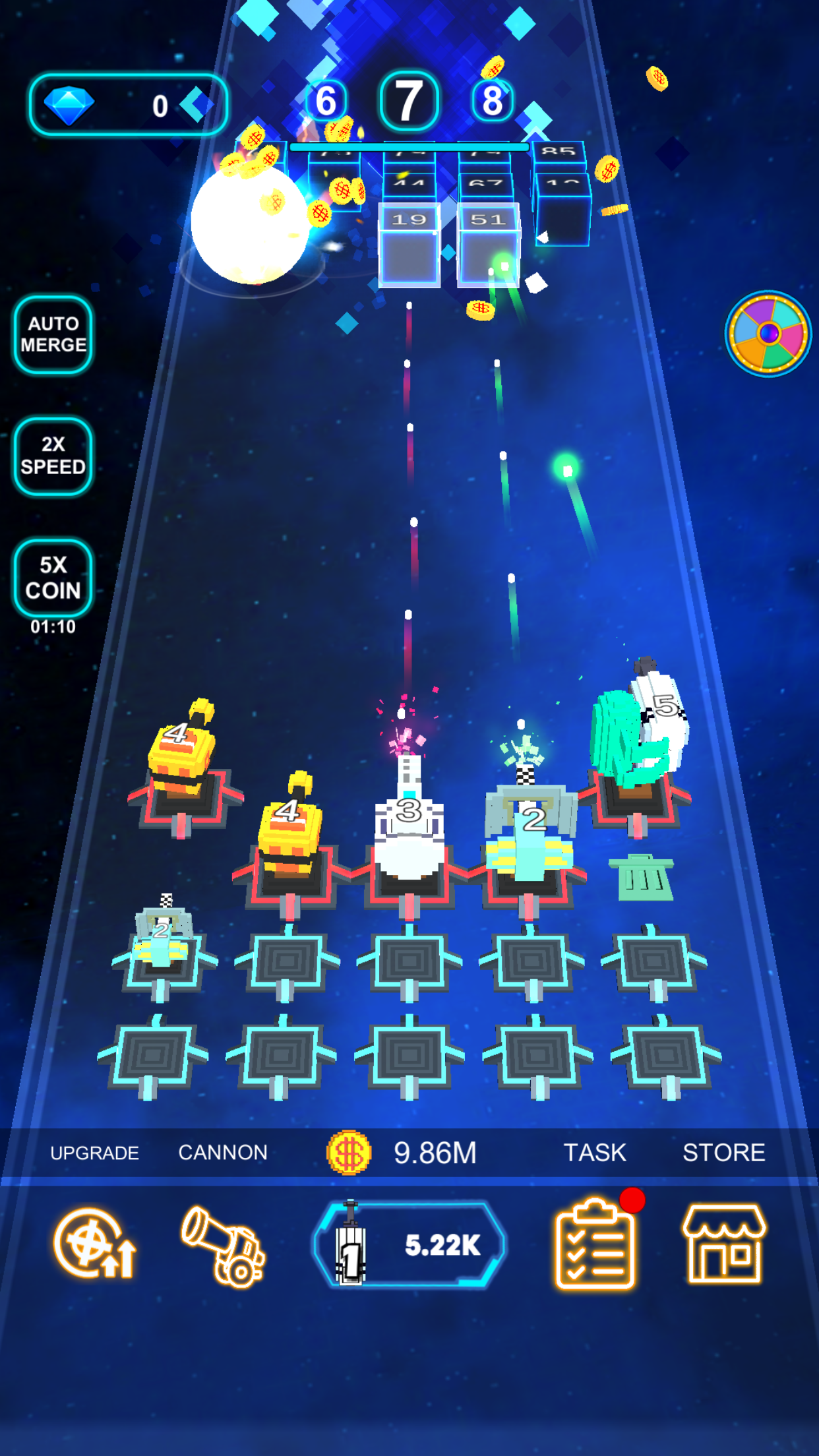 اسکرین شات 1 بازی 3D Merge Defense