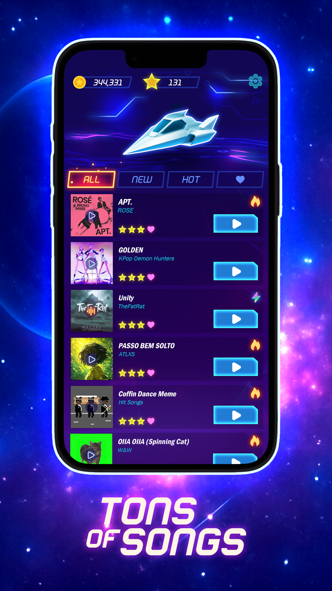 اسکرین شات 1 بازی Beat Rush: Cyber Neon Rhythm