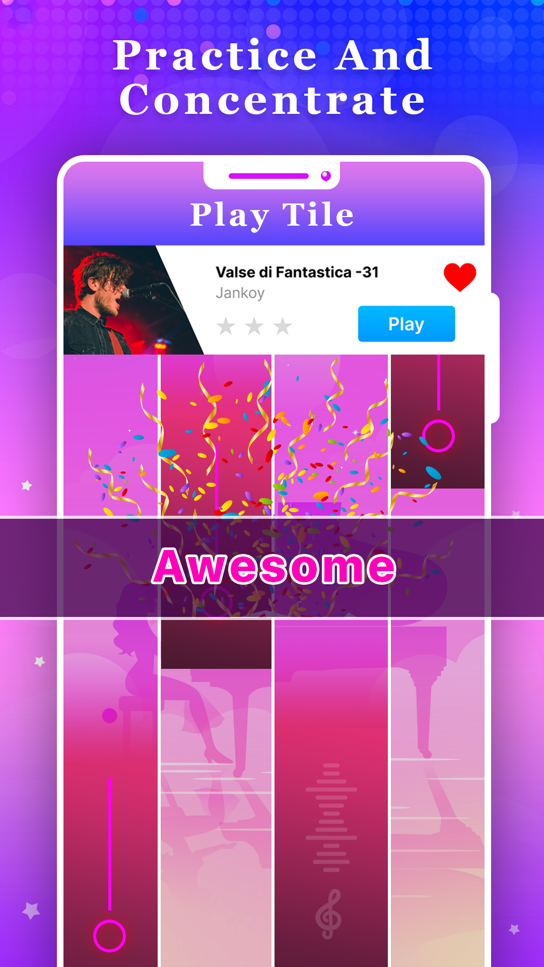 اسکرین شات 3 بازی Tiles Hop : Piano Game