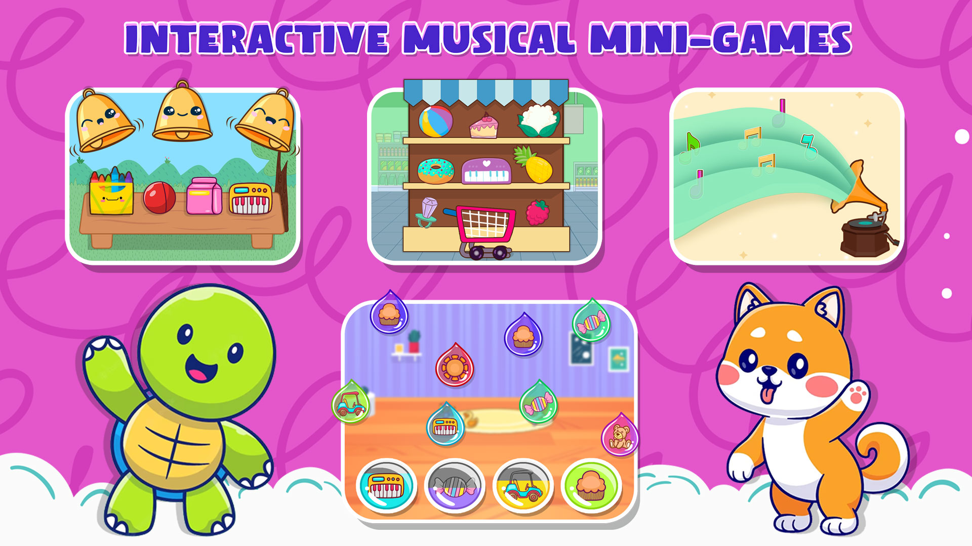 اسکرین شات 4 بازی Musical Toy Piano and Songs