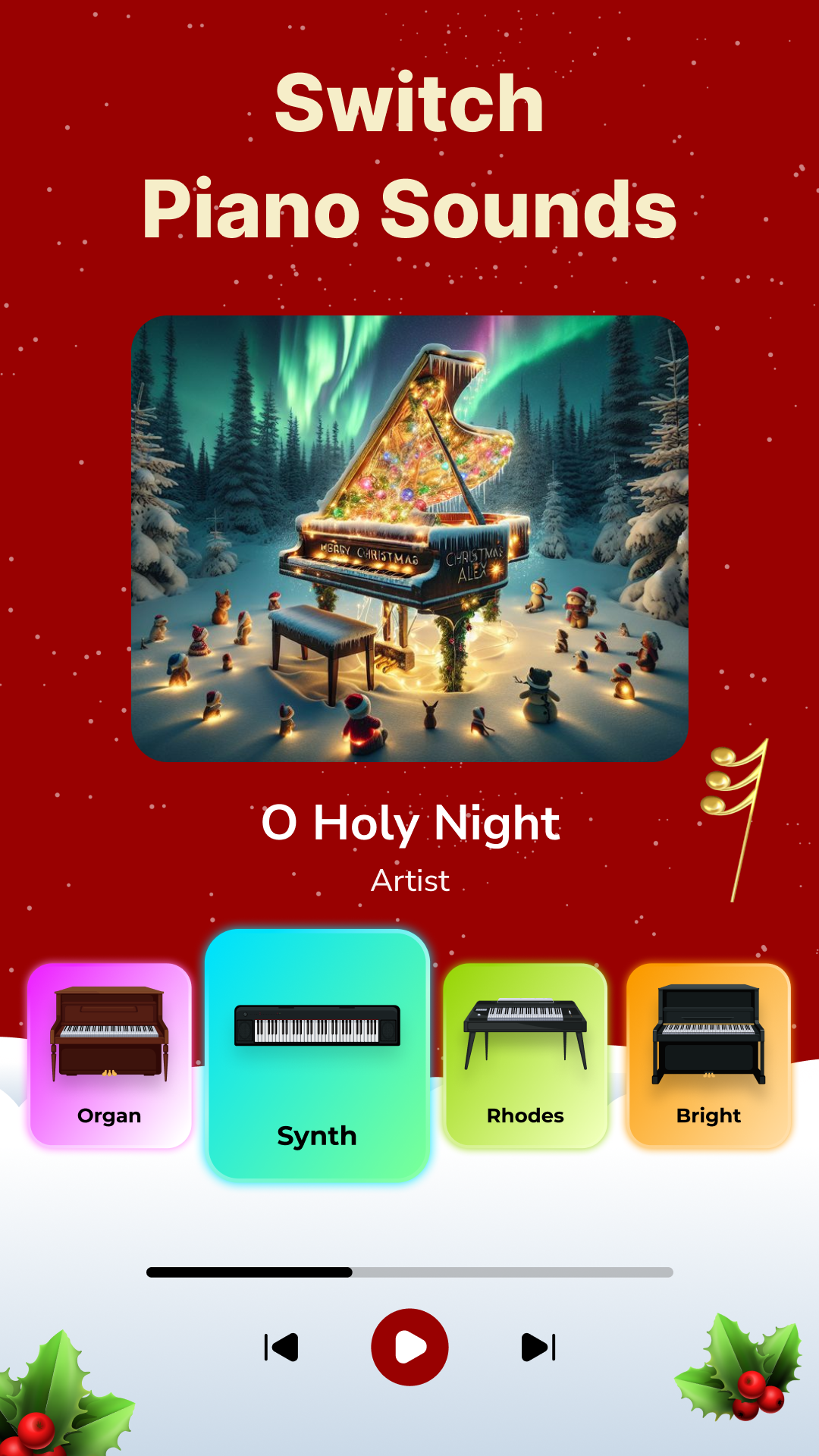 اسکرین شات 5 برنامه Piano Keyboard: Learn Piano