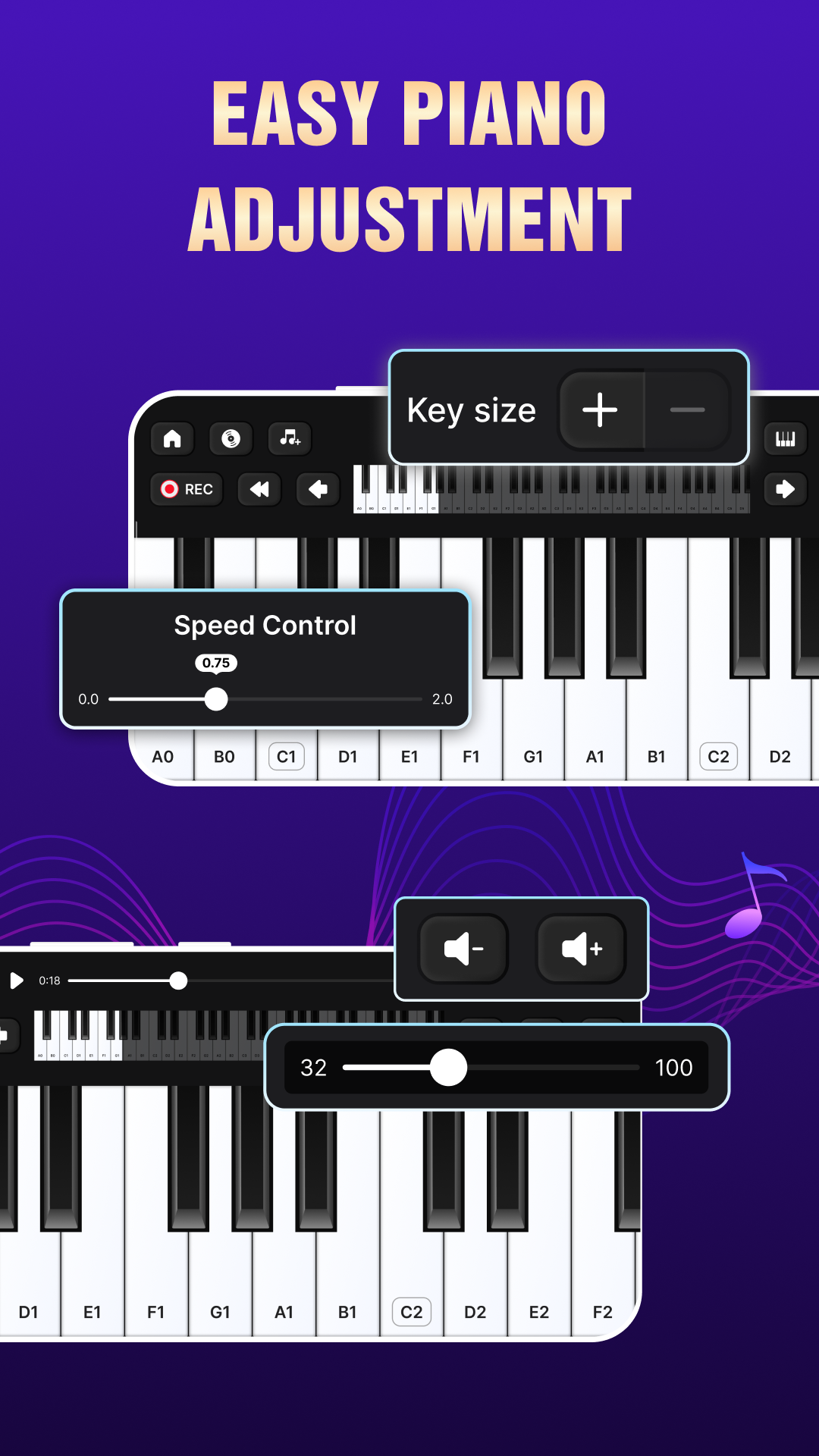 اسکرین شات 4 برنامه Piano Keyboard: Learn Piano