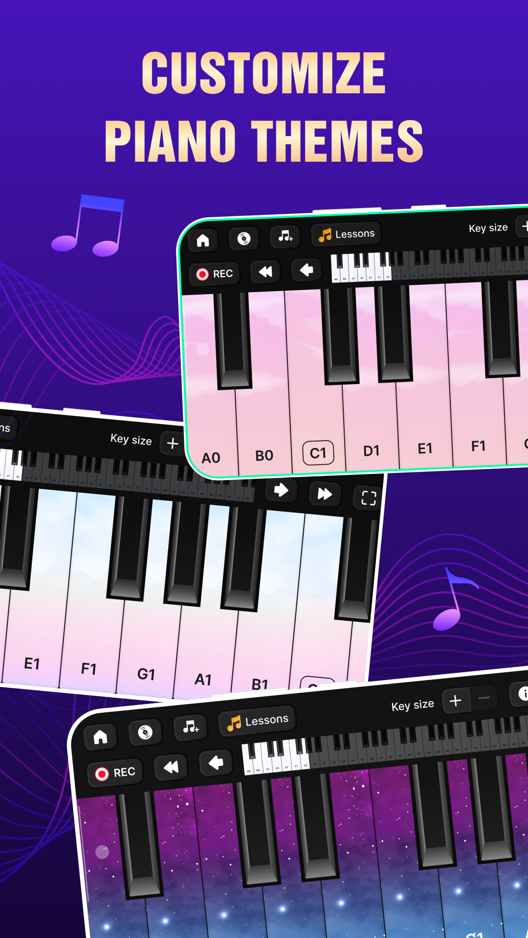 اسکرین شات 7 برنامه Piano Keyboard: Learn Piano