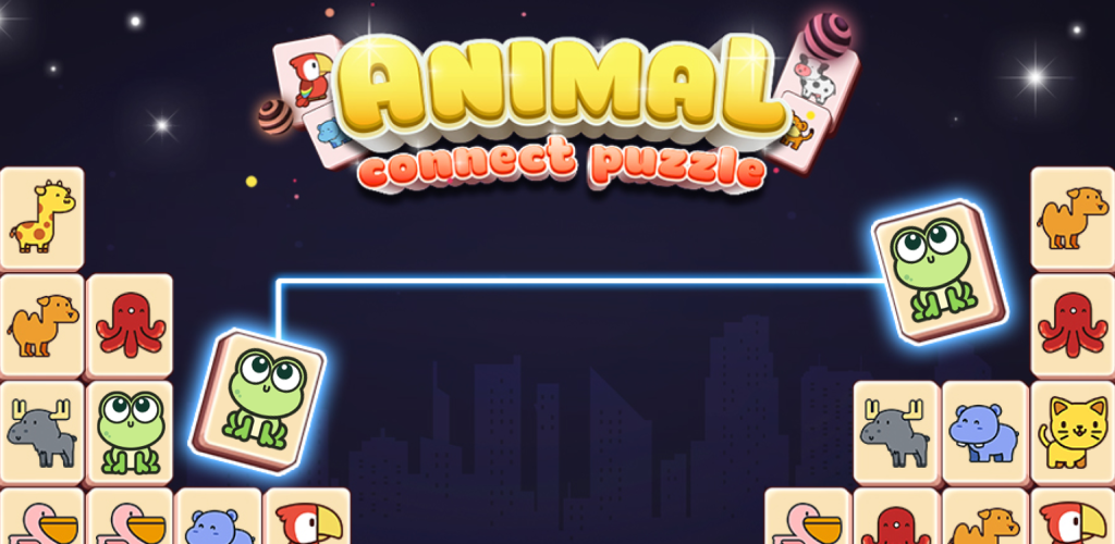 اسکرین شات 1 بازی Connect Animal - Pair Matching