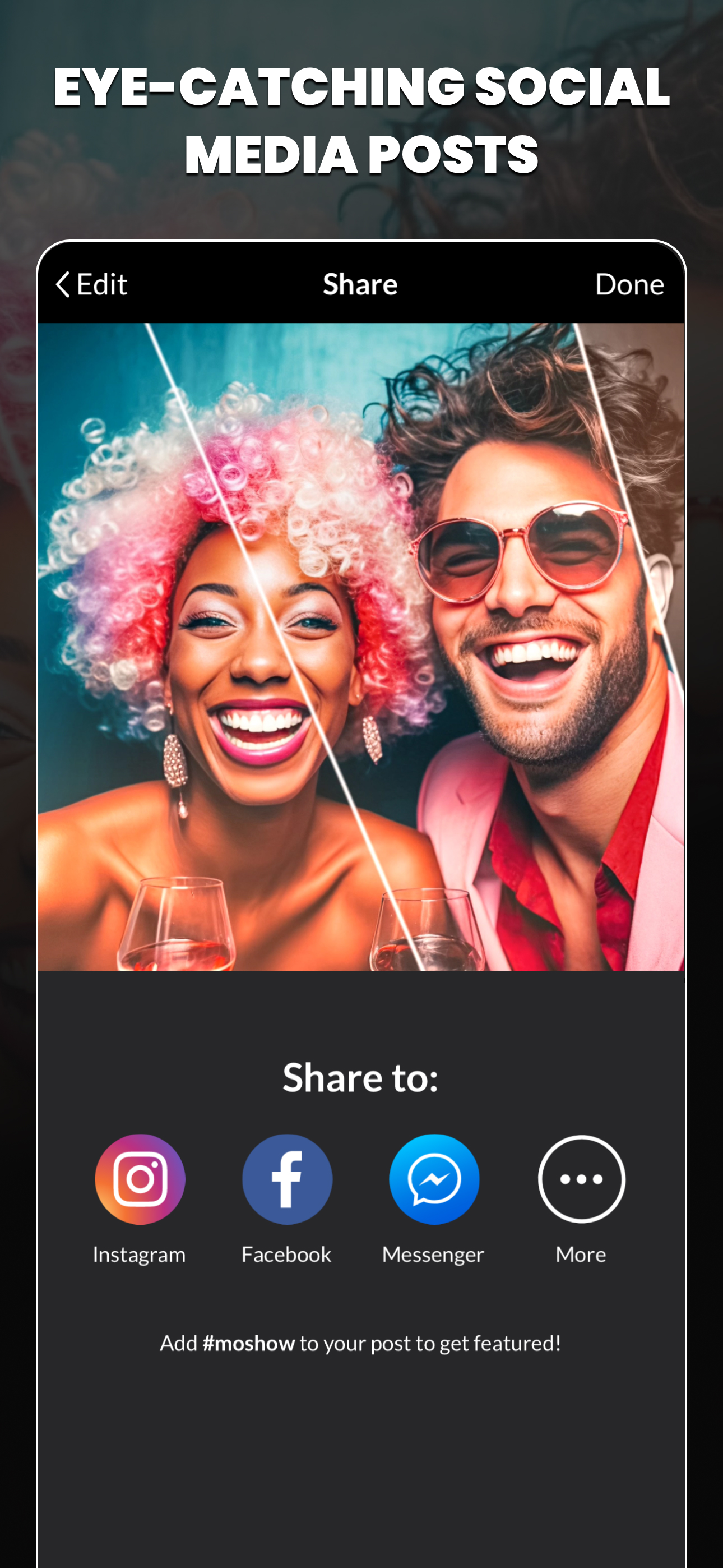 اسکرین شات 3 برنامه MoShow Slideshow Maker Video
