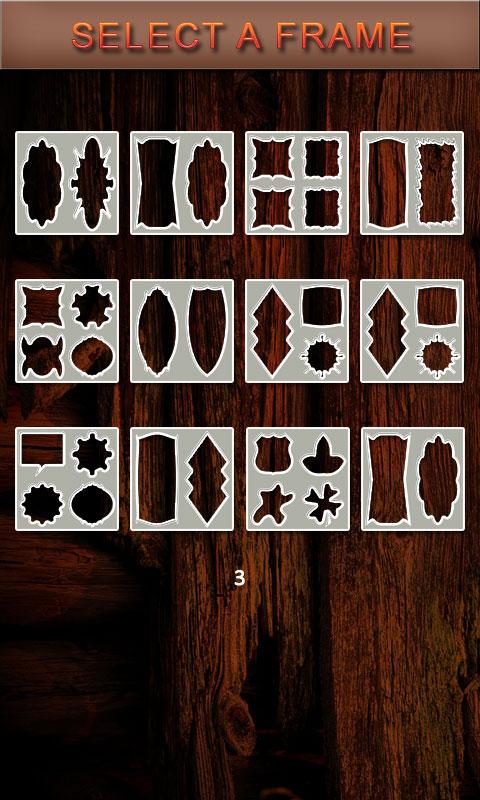 اسکرین شات 2 برنامه Pic Frame - Grid Collage Maker