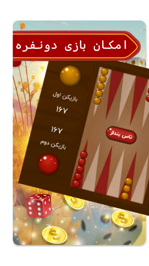 اسکرین شات 2 بازی ‏بازی تخته نرد حرفه ای