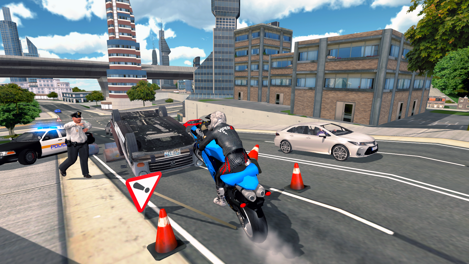اسکرین شات 2 بازی Extreme Bike Driving 3D