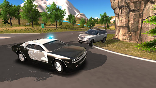 بازی police car driving offroad مود